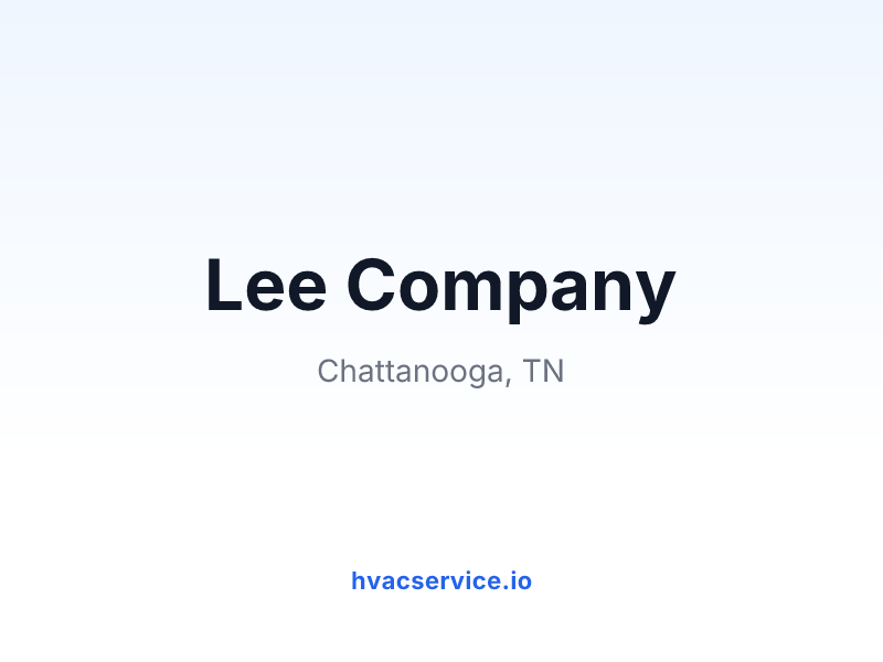 Lee Company