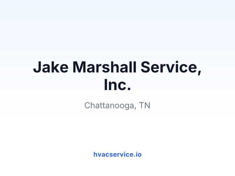 Jake Marshall Service, Inc.