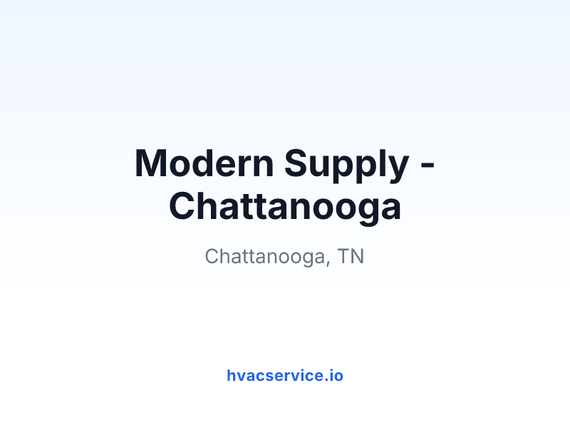 Apex Supply Company Chattanooga