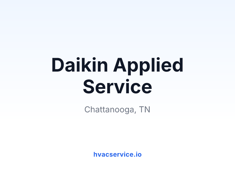 Daikin Applied Service