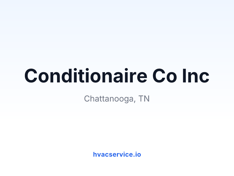 Conditionaire Co Inc