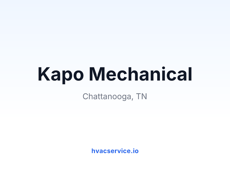 Kapo Mechanical