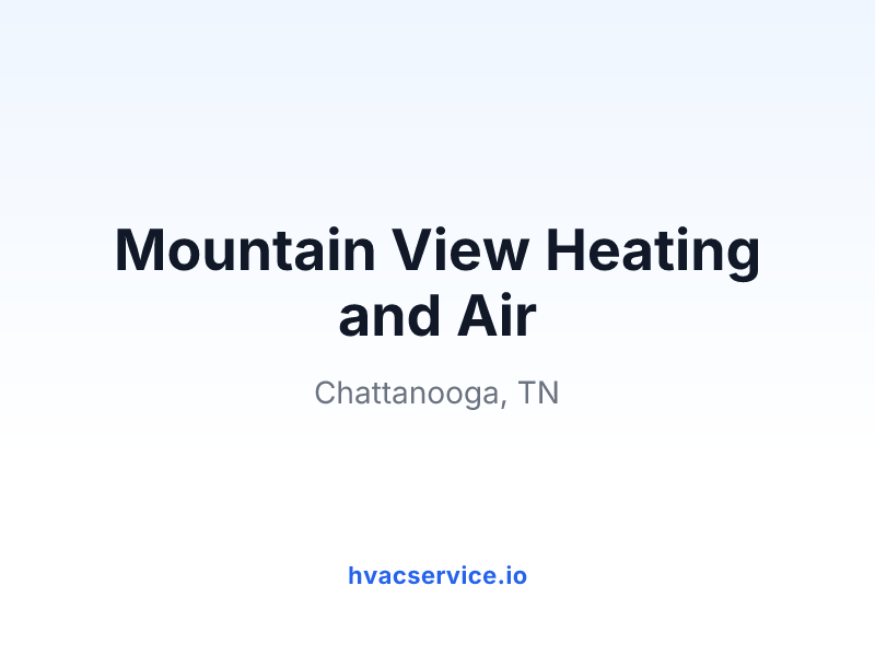 Mountain View Heating and Air