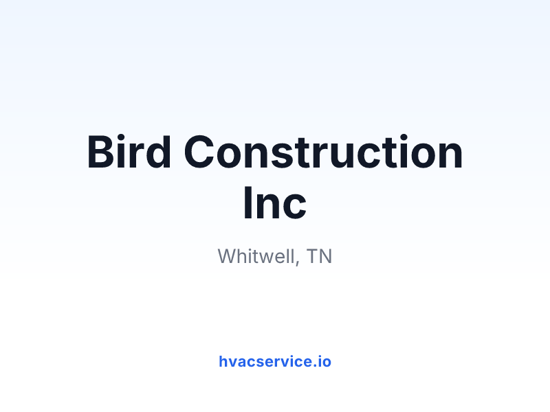 Bird Construction Inc