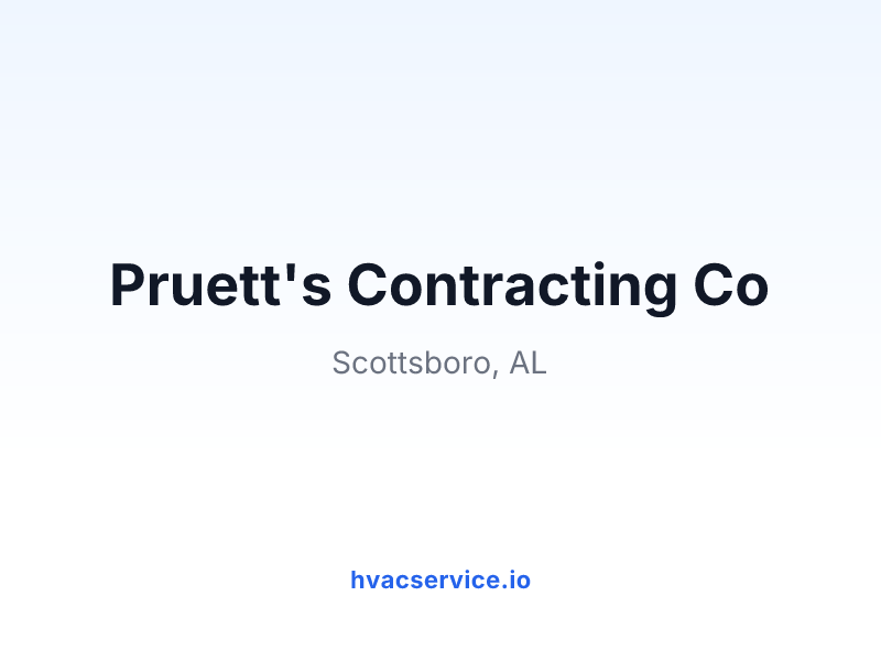 Pruett's Contracting Co