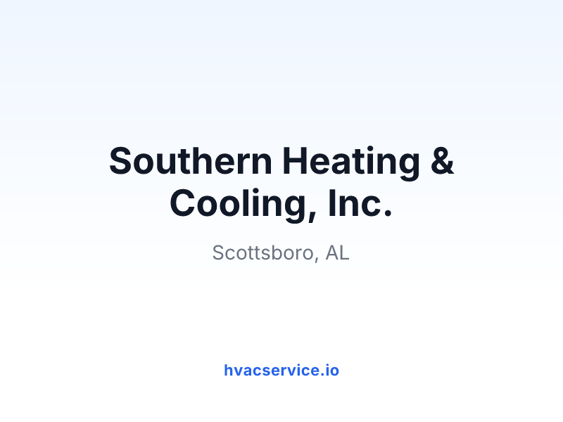 Southern Heating & Cooling, Inc.