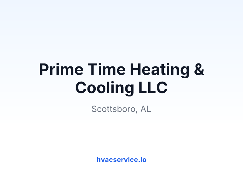 Prime Time Heating & Cooling LLC