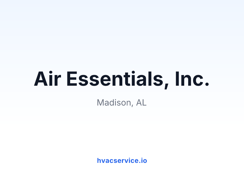 Air Essentials, Inc.