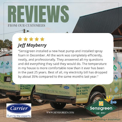 Sensigreen Heating, Cooling & Insulation