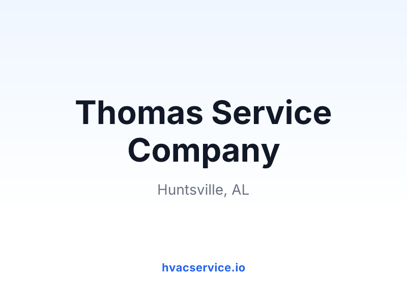 Thomas Service Company