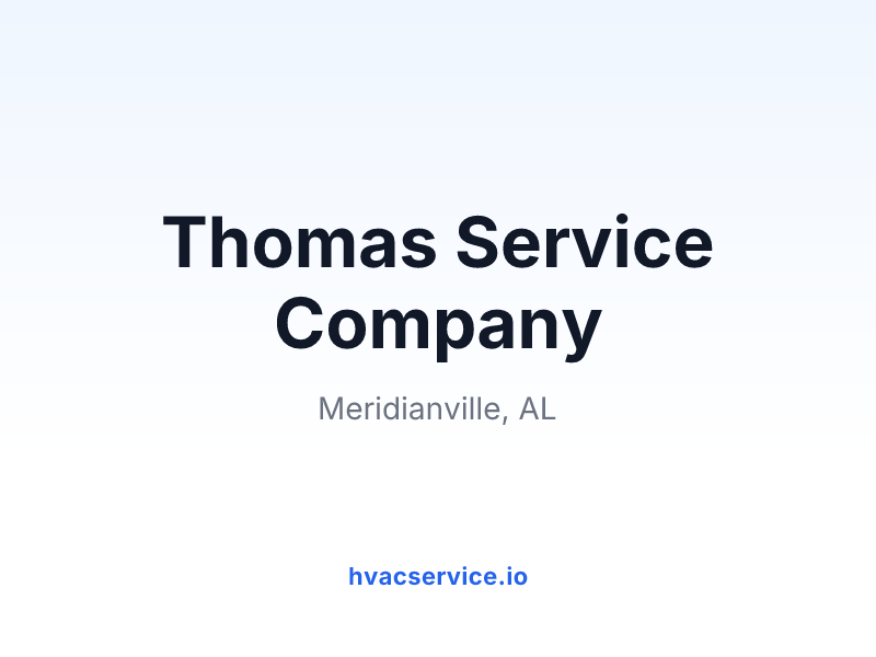 Thomas Service Company