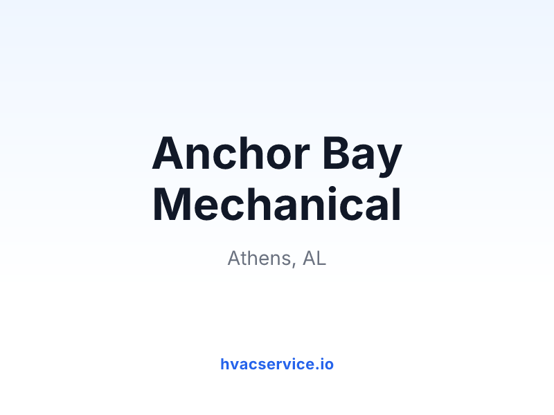 Anchor Bay Mechanical
