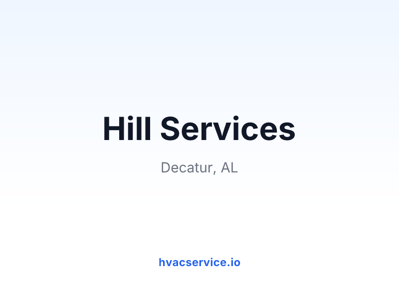 Hill Services
