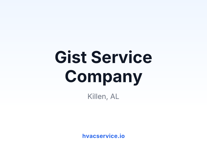 Gist Service Company
