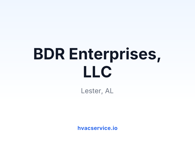 BDR Enterprises, LLC