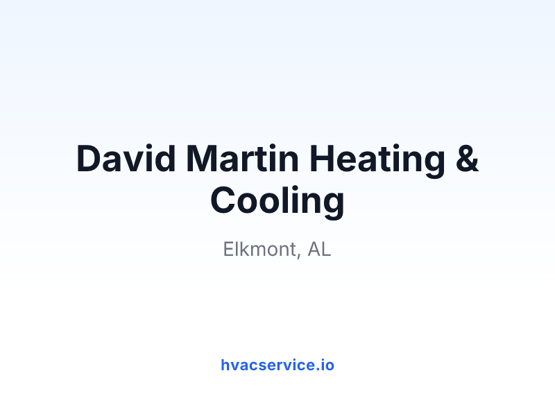 David Martin Heating & Cooling
