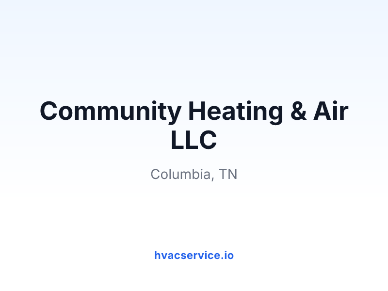 Community Heating & Air LLC