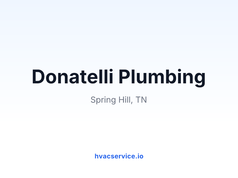 Donatelli Plumbing