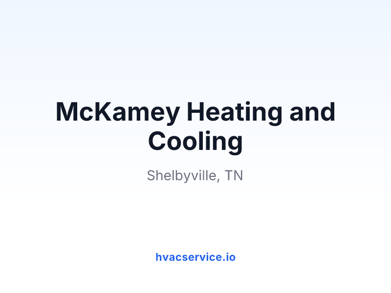 McKamey Heating and Cooling