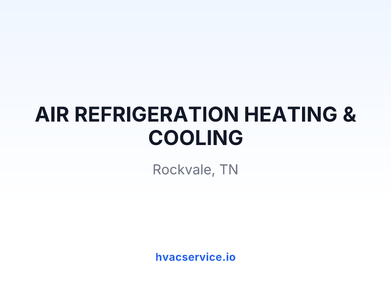 AIR REFRIGERATION HEATING & COOLING
