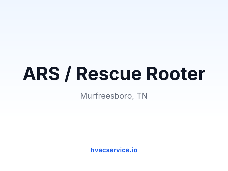 ARS / Rescue Rooter