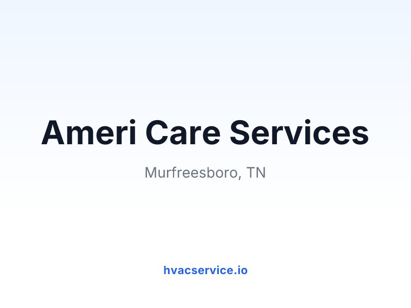 Ameri Care Services