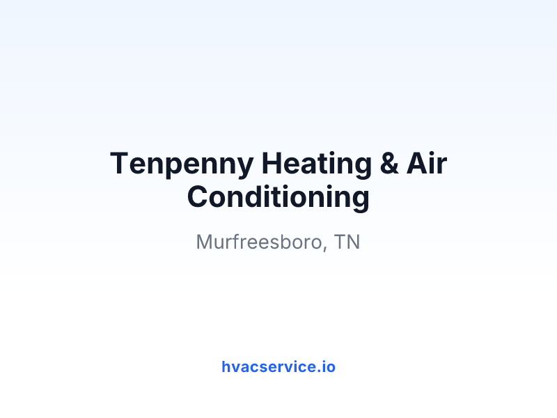 Tenpenny Heating & Air Conditioning
