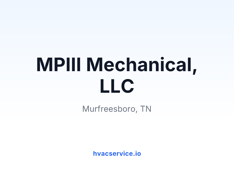 MPIII Mechanical, LLC