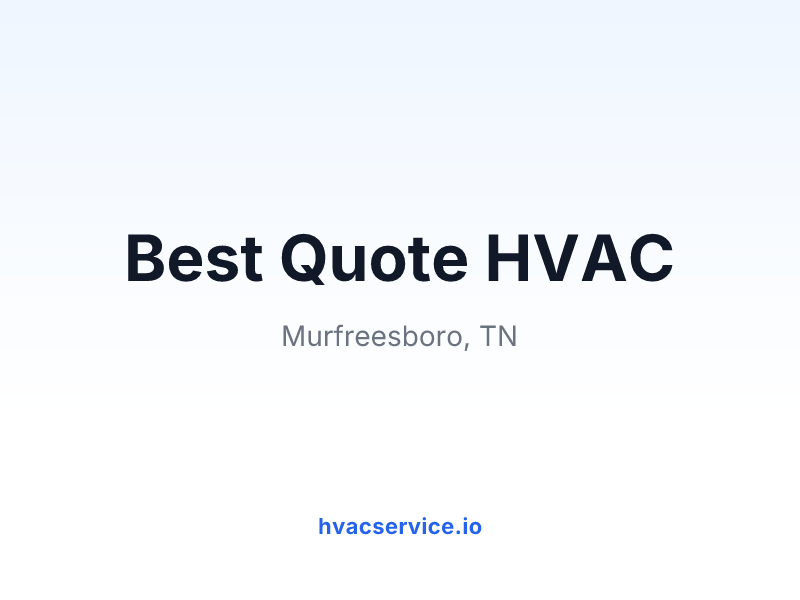 Best Quote HVAC