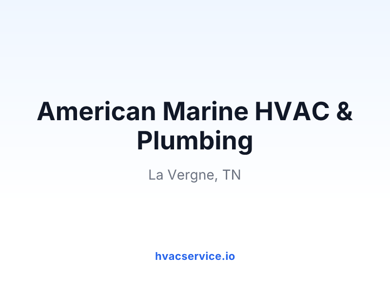 American Marine HVAC & Plumbing
