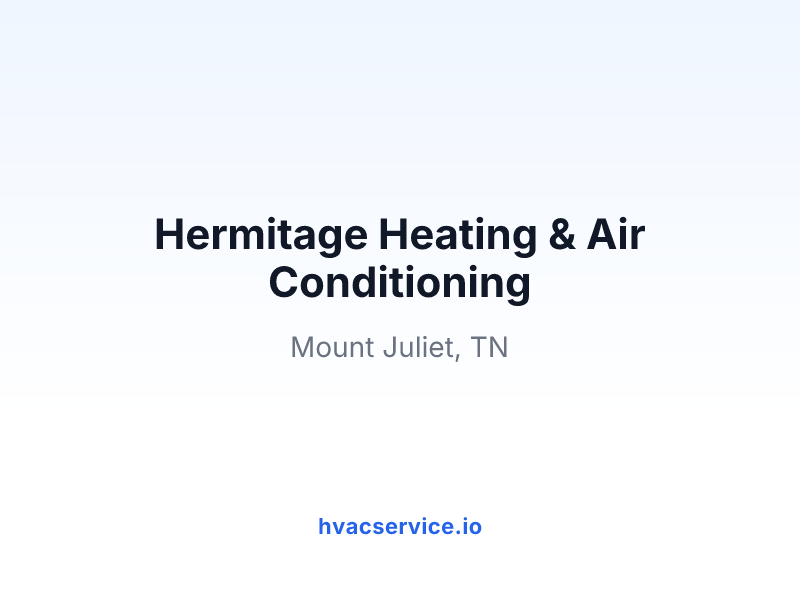 Hermitage Heating & Air Conditioning