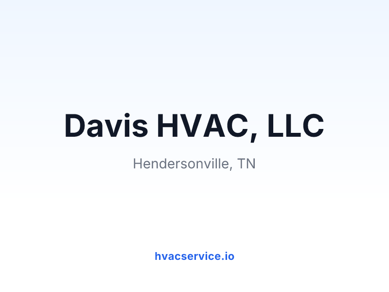 Davis HVAC, LLC