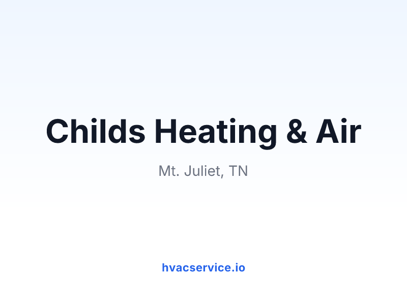 Childs Heating & Air