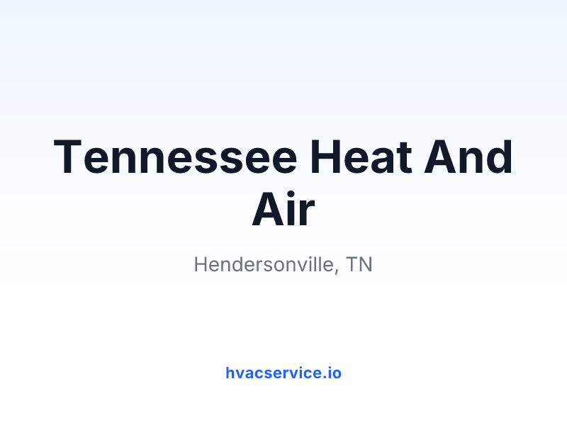 Tennessee Heat And Air