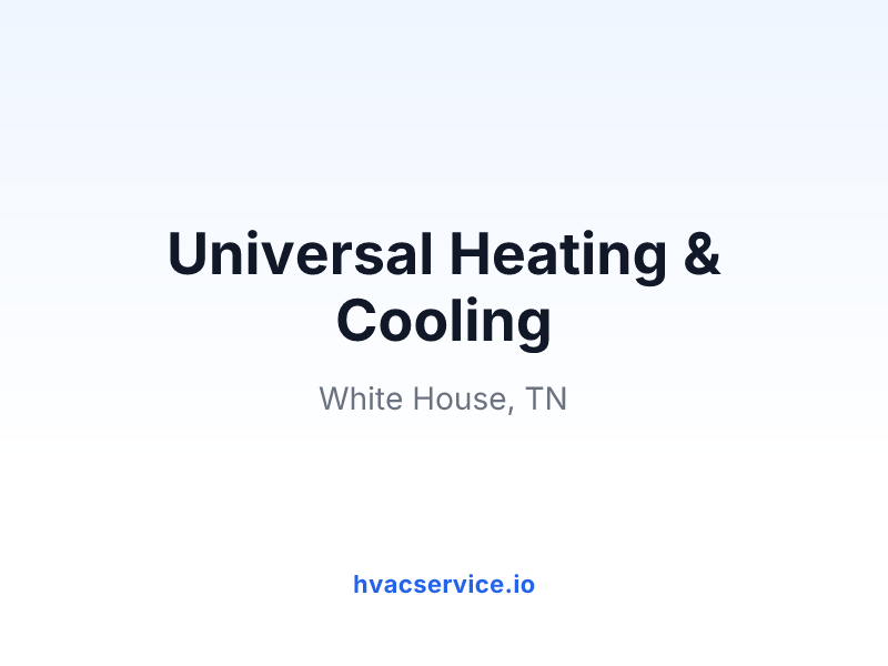 Universal Heating & Cooling