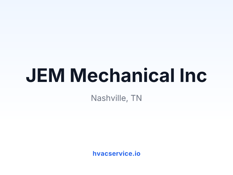 JEM Mechanical Inc