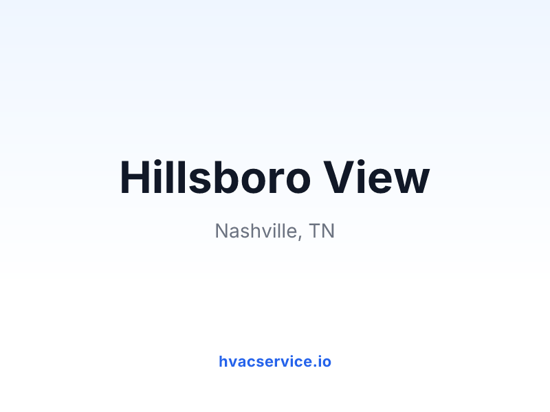 Hillsboro View