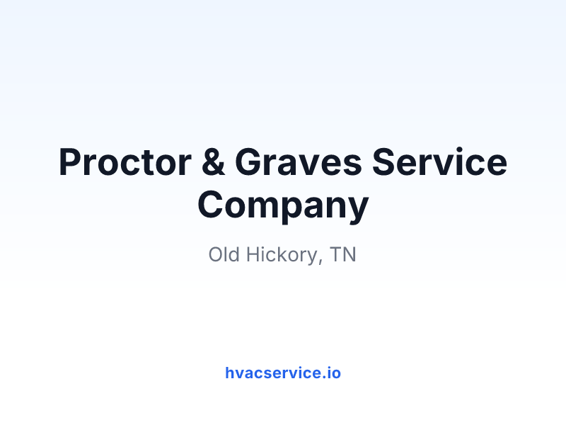 Proctor & Graves Service Company