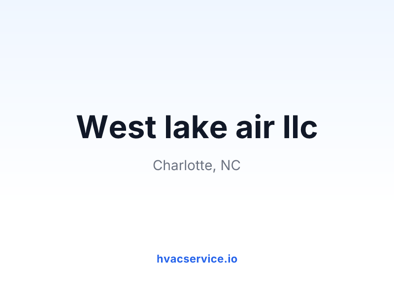 West lake air llc