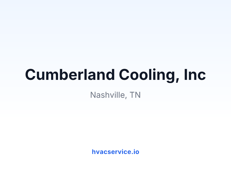 Cumberland Cooling, Inc
