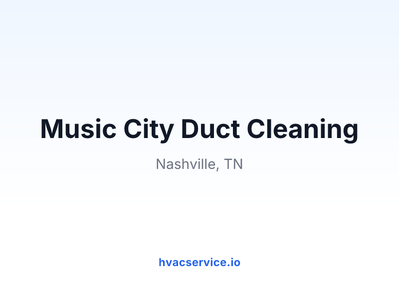 Music City Duct Cleaning