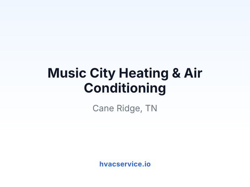 Music City Heating & Air Conditioning