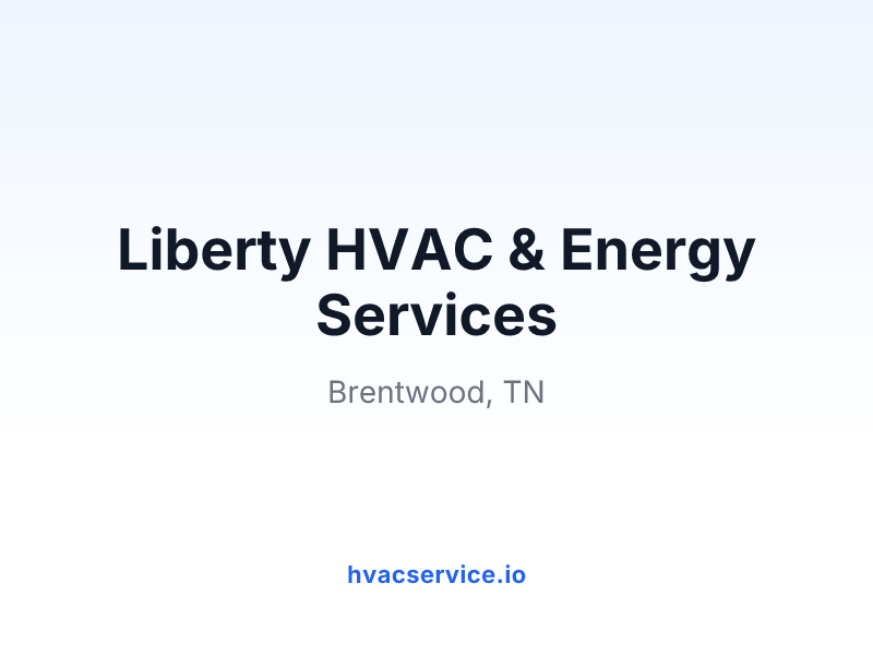 Liberty HVAC & Energy Services