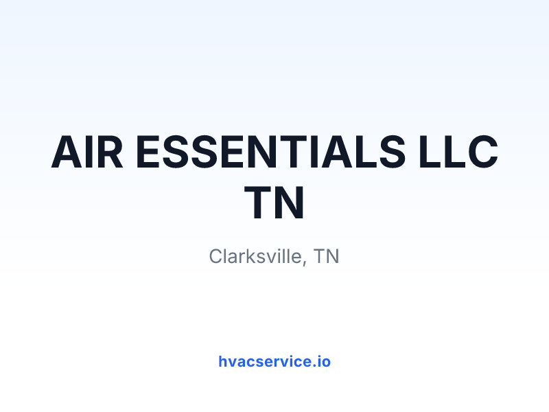 AIR ESSENTIALS LLC TN