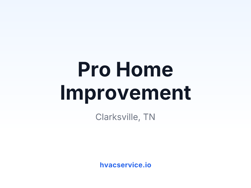 Pro Home Improvement