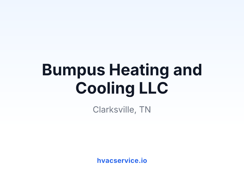 Bumpus Heating and Cooling LLC