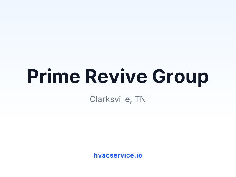 Prime Revive Group
