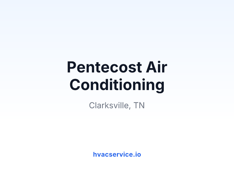 Pentecost Air Conditioning