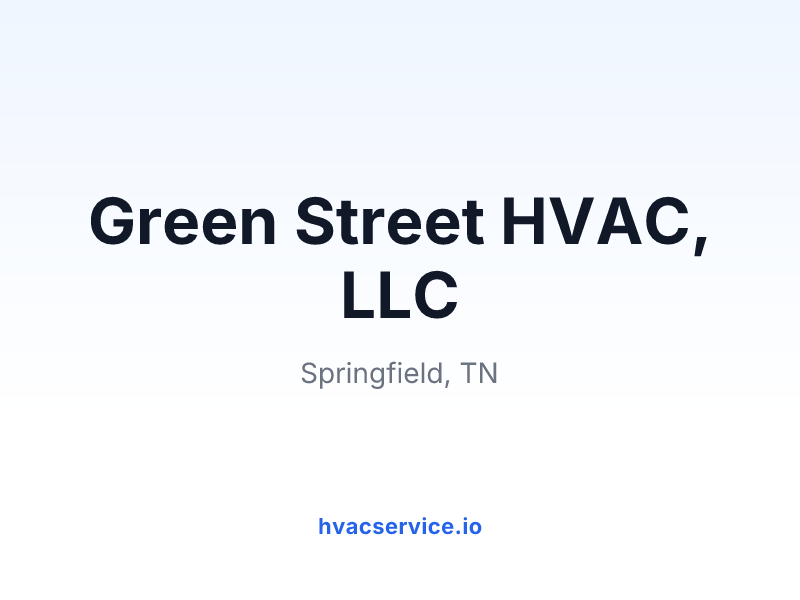 Green Street HVAC, LLC