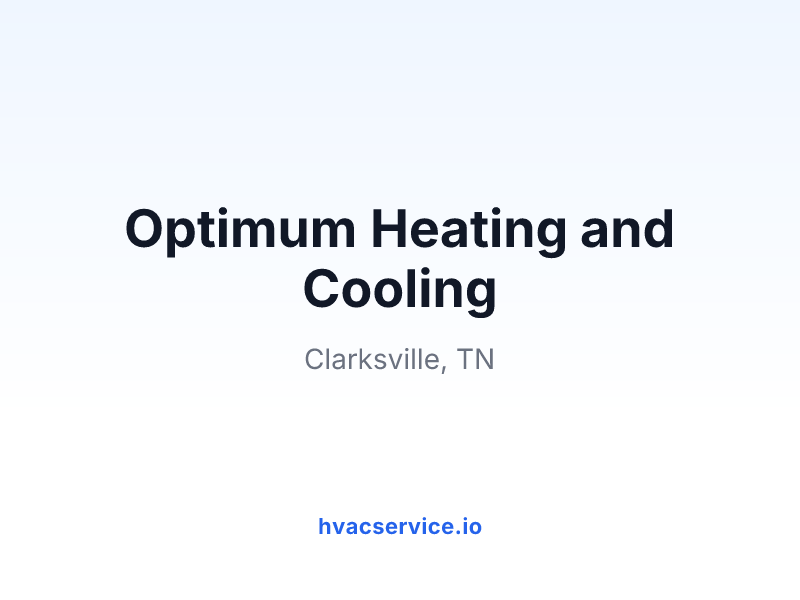 Optimum Heating and Cooling